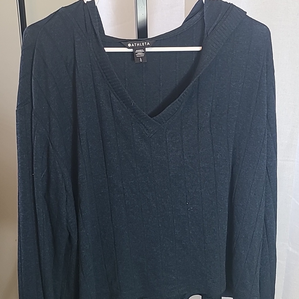 Athleta Harmony Hoodie Sweatshirt/ Sweater Size Large